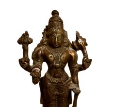 Brass Vishnu (Ht-6.7 Inches)