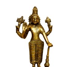 Brass Vishnu (Ht-6.7 Inches)