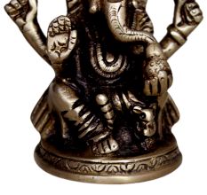 Brass Ganesha (Ht-3 Inches)