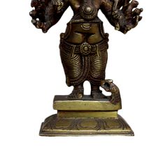 Brass Ganesha (Ht-6.3 Inches)