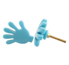 Turquoise Resin Finger Cabinet Knob