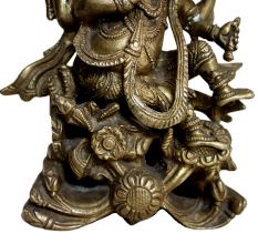 Brass Ganesha (Ht-8.5 Inches)