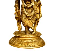 Brass Krishna (Ht-7.3 Inches)