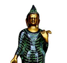 Brass Buddha (Ht-12.2 Inches)