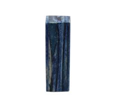 Long Slate Blue Bone Knob