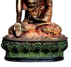 Brass Buddha (Ht-10.2 Inches)