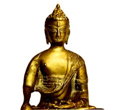Brass Buddha (Ht-9 Inches)