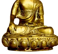 Brass Buddha (Ht-9 Inches)