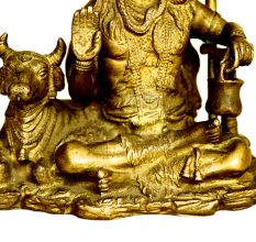 Brass Shiv (Ht-5.9 Inches)