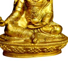 Brass Prince Buddha (Ht-7.3 Inches)