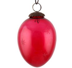 Pink Avocado Star Cut Christmas Hanging