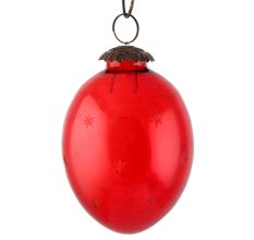 Red Avocado Star Cut Christmas Hanging