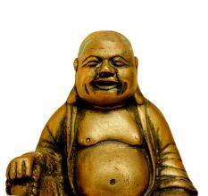 Brass Happy Buddha (Ht-5.5 Inches)