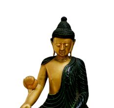 Brass Buddha (Ht-11 Inches)