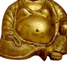 Brass Happy Buddha (Ht-7.5 Inches)