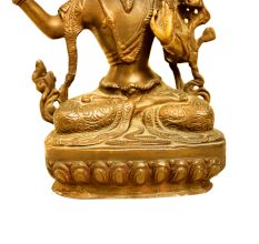 Brass Manjushri (Ht-8 Inches)