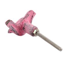 Pink Bird Metal Cabinet Knobs