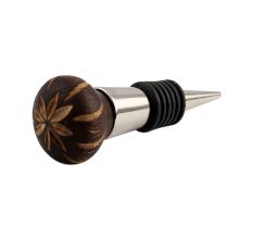 Cut Flower Wooden Wine Stopper