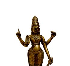 Brass Vishnuji (Ht-13.4 Inches)