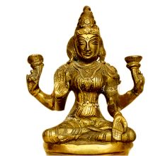 Brass Laxmi (Ht-7.9 Inches)