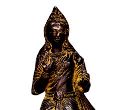 Brass Parvati (Ht-11.4 Inches)