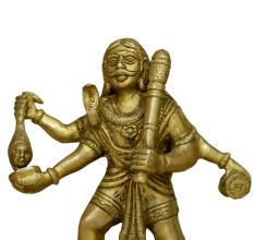Brass Bhairo (Ht-6.7 Inches)