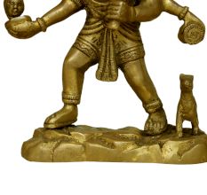 Brass Bhairo (Ht-6.7 Inches)