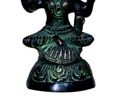 Brass Laxmi (Ht-4.3 Inches)