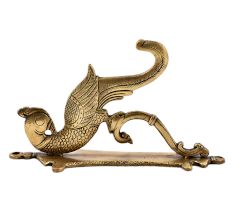 Brass Peacock Door Handle
