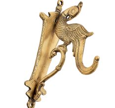 Brass Peacock Door Handle