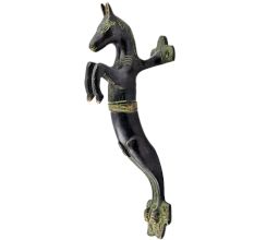 Bronze Black Horse Door Handle