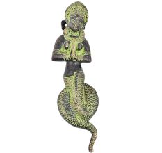 Serpent God Bronze Door Handle