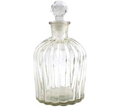 Big Oval Shape Decorative Glass Bottle