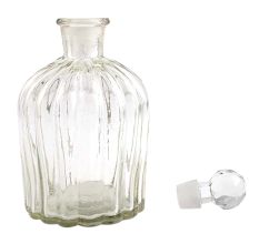 Big Oval Shape Decorative Glass Bottle