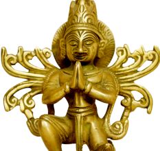 Brass Garuda (Ht-5.9 Inches)