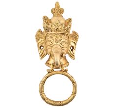 Brass Small Ganesha Door Knocker