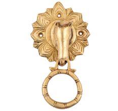 Horse Head Brass Door Knocker