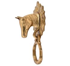 Horse Head Brass Door Knocker