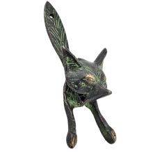 Brass Vintage Fox Head Knocker