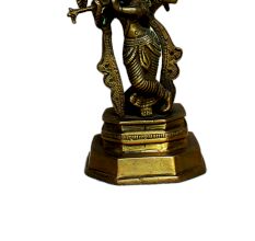 Brass Krishna (Ht-7.9 Inches)