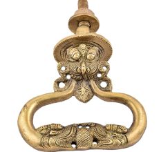 Golden Dragon Face Door Knocker