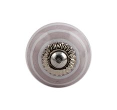 Light Purple Striped Small Wardrobe Knob