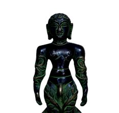 Brass Mahavira (Ht-5.9 Inches)