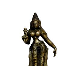 Brass Laxmi (Ht-6.1 Inches)