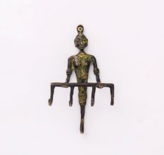 Tribal Serpent Goddess Bronze Hooks