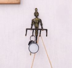 Tribal Serpent Goddess Bronze Hooks