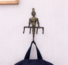 Tribal Serpent Goddess Bronze Hooks