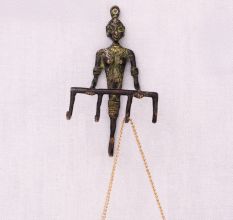 Tribal Serpent Goddess Bronze Hooks