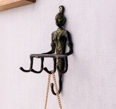 Tribal Serpent Goddess Bronze Hooks