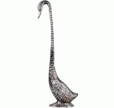 Long Necked Metal Garden Bird
